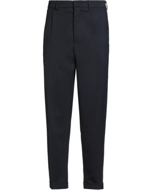 Grifoni Trousers Polyester, Virgin Wool, Elastane - Blue