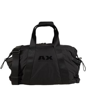 Emporio Armani Duffel Bags Polyester, Polyurethane - Black