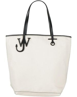 JW Anderson Handbag Leather, Textile Fibers - White