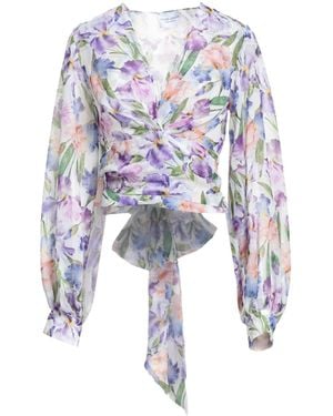 ATELIER LEGORA Top Viscose, Polyamide, Polyester - White
