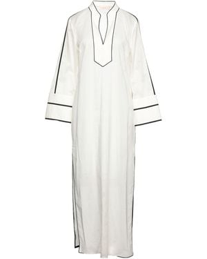 Tory Burch Midi Dresses - White