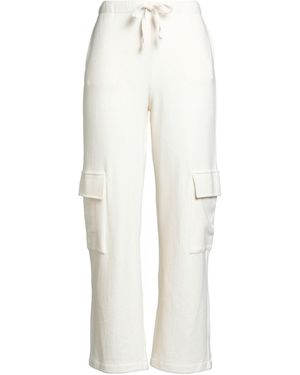 Zhelda Pants Cotton, Acrylic, Synthetic Fibers, Elastane - White