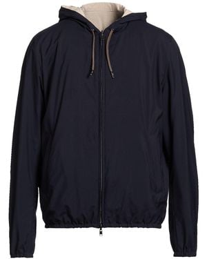 Herno Jacket Virgin Wool, Silk - Blue