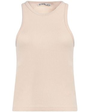 Acne Studios Tank Top Cotton - Natural