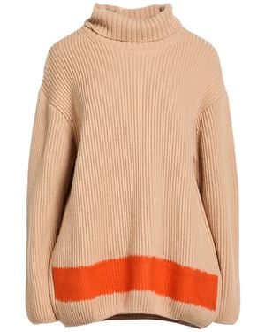 MSGM Sand Turtleneck Wool, Acrylic - Orange