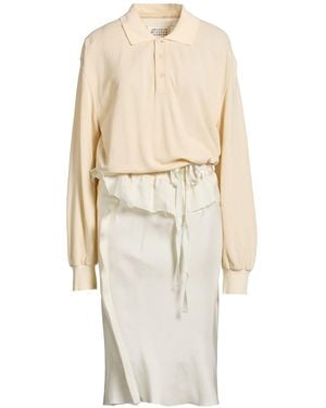 Maison Margiela Vestido Largo - Blanco