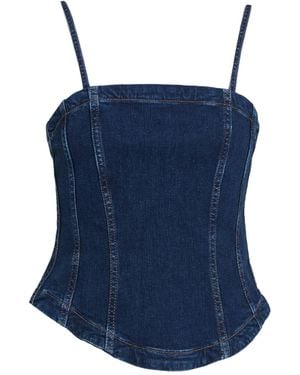Marella Top Cotton, Elastane - Blue