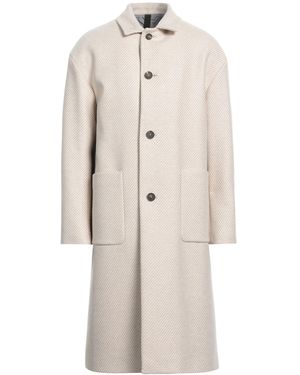 Hevò Coat Virgin Wool, Polyamide - Natural