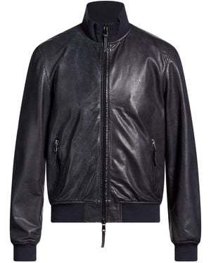 Bully Jacket Leather - Blue