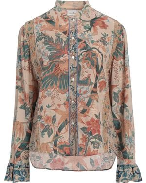 Pierre Louis Mascia Shirt Silk - Brown