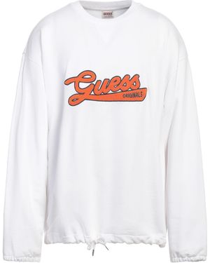Guess Sweatshirt Cotton - White