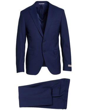 Canali Suit Wool - Blue