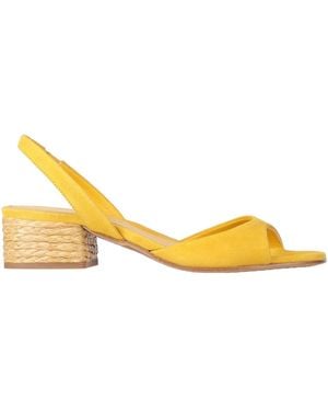 Paloma Barceló Sandals Kidskin - Yellow