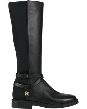 MICHAEL Michael Kors Boot Leather, Textile Fibers - Black