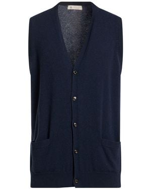 Piacenza Cashmere Midnight Cardigan Cashmere - Blue