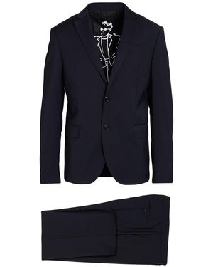 Moschino Couture Suit Polyester, Wool, Elastane - Blue