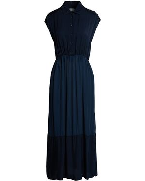 ALESSIA SANTI Midnight Maxi Dress Viscose, Cupro - Blue