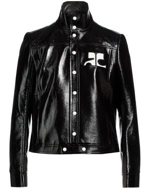 Courreges Jacket Cotton, Polyurethane, Elastane, Polyamide - Black