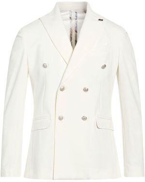 Bob Blazer Cotton, Polyamide, Elastane - White