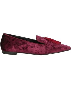 Giulia Neri Loafers Textile Fibres - Purple