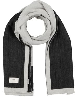 Ami Paris Scarf Cotton - Black