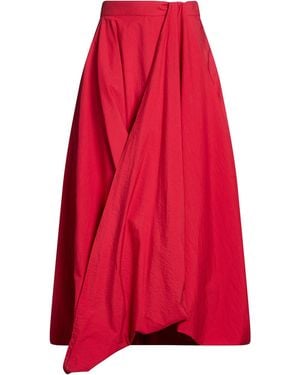 Brunello Cucinelli Maxi Skirt Cotton, Polyamide - Red