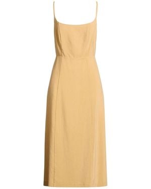 Beatrice B. Midi Dress Lyocell, Acetate, Silk - Natural