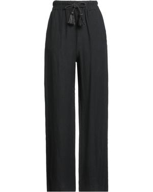 Alpha Studio Trousers Linen, Viscose - Black