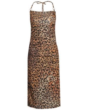 Just Cavalli Midi Dress - Natural