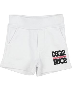 DSquared² Shorts & Bermuda Shorts Cotton, Elastane - White