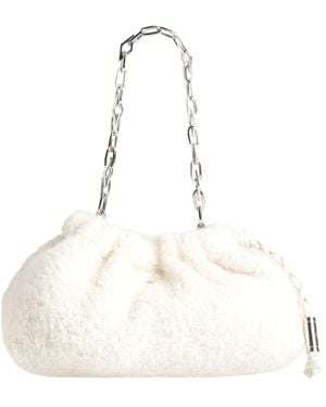 Ba&sh Handbag Alpaca Wool, Polyamide, Lambskin - Natural