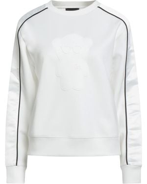 Emporio Armani Sweatshirt Polyester, Elastane - White