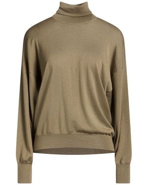 Peserico Rollkragenpullover - Grün