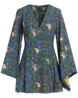 ALESSANDRO ENRIQUEZ Mini-Kleid - Blau