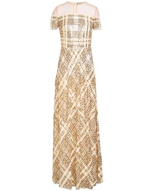 Elisabetta Franchi Maxi-Kleid - Mettallic