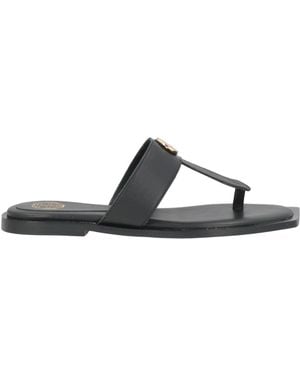 Fracomina Thong Sandals - Black