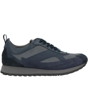 Pollini Sneakers Leather, Textile Fibers - Blue