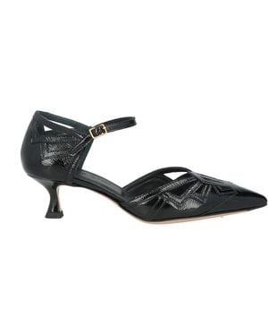 Mara Bini Court Shoes Leather - Black