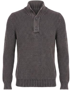 AROVESCIO Sweater Cotton, Acrylic, Wool - Gray