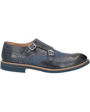 Baldinini Loafers Leather, Textile Fibres - Grey