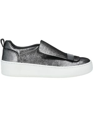 Sergio Rossi Charcoal Trainers Leather - Grey