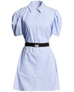 Liu Jo Azure Mini Dress Cotton, Polyamide, Elastane - Blue