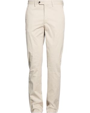 Luigi Borrelli Napoli Light Trousers Cotton, Elastane - Natural