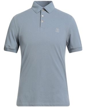 Brunello Cucinelli Polo Shirts - Blue