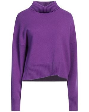 Maje Rollkragenpullover - Lila