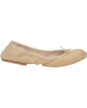 Bloch Sand Ballet Flats Leather - Natural