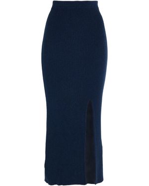 Jijil Midi Skirt Viscose, Polyester, Polyamide - Blue