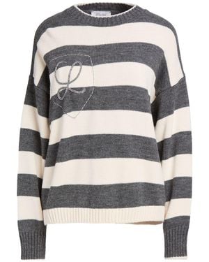 Motel Sweater Acrylic, Viscose, Wool, Alpaca Wool - Gray