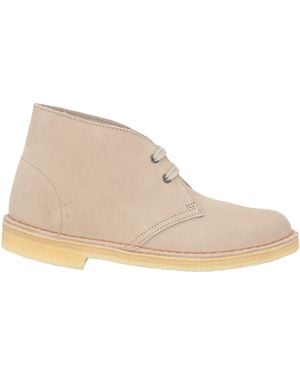 Clarks Ankle Boots - Natural