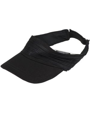 Isabel Benenato Hat Cotton, Linen - Black